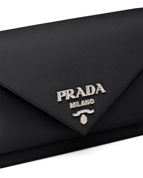 prada envelop bag|Prada saffiano envelope bag.